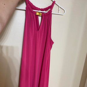 Michael Kors pink keyhole dress size large